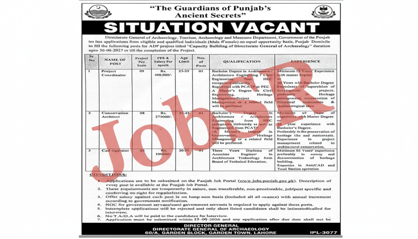 Conservation Architect Jobs 2026