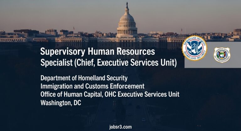 Supervisory Human Resources Specialist (Chief, Executive Services Unit)